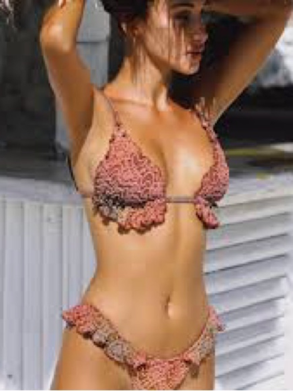 thaikila textured bikini set size L
